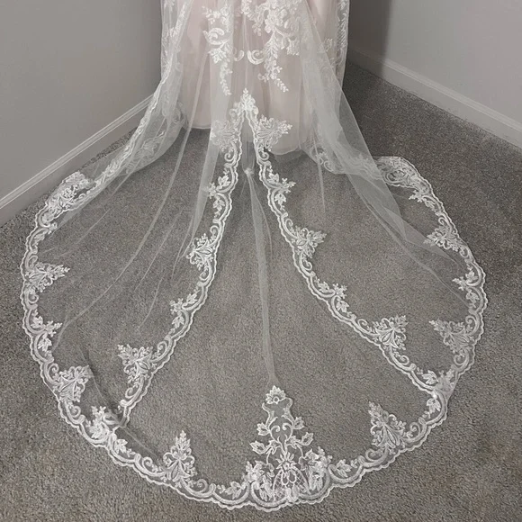 Stella York #6574 with Open Back Alteration - Picture 4 of 8